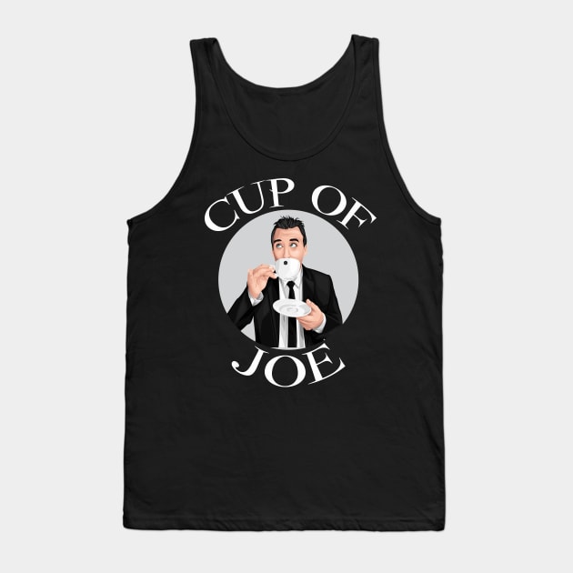 Impractical Jokers - Cup Of Joe - Comical Joe Gatto Illustration Tank Top by WaltTheAdobeGuy